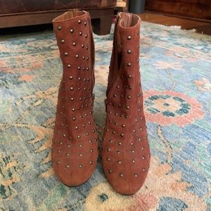 Lucky Brand barely worn heeled boots